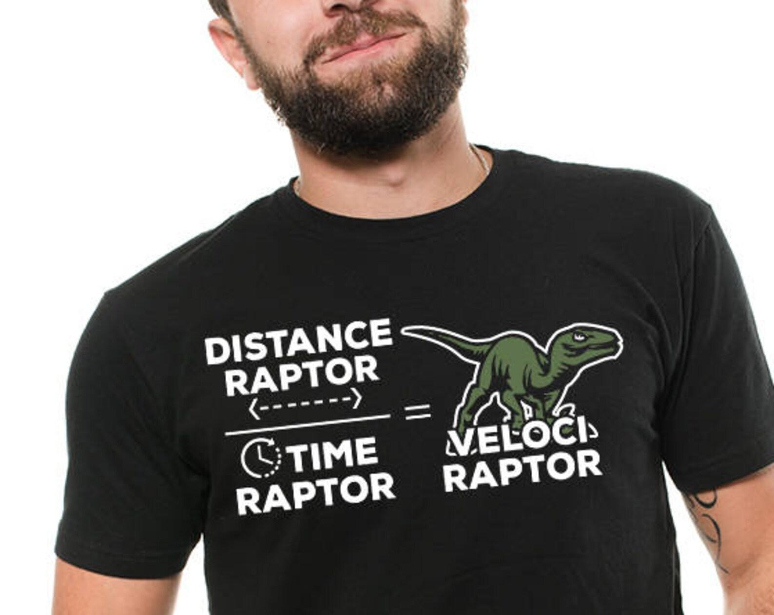 Velociraptor Funny T-Shirt: Geeky Dinosaur Gift S