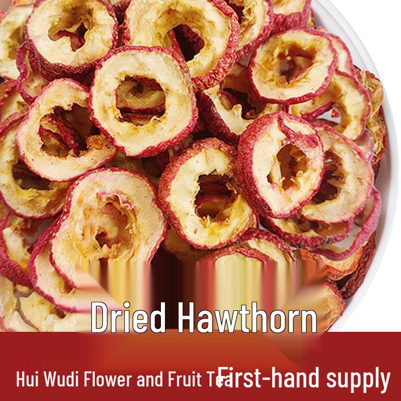 Hui Fifth Brother Seasonal Seedless Dried Hawthorn with Astragalus, Dandelion, Salvia, and Lotus Leaf