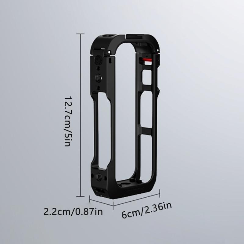 Aluminum Quick Release Cage For X4 Air Action Camera Mount With Cold Shoe Full Protective Frame Case Accessories