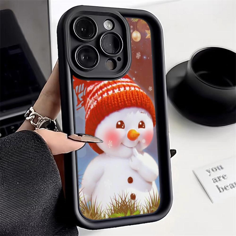 Ae110 Merry Christmas Phone Cases for Samsung A54 A14 A05s A55 A53 A15 S23 S24 Ultra S25 Plus A35 S20 FE A25 Angel Eye Ladder Protective Cover