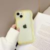 Ins Suitable for Apple 13 Mobile Phone Case Wave Edge IPhone 15 Simple Color Transparent Soft Shell XR Drop Protection Case