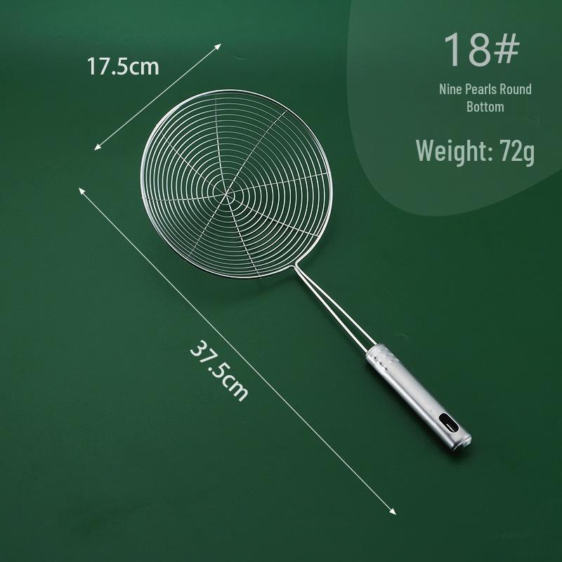 Nine Bead Stainless Steel Wire Skimmer Colander for Hot Pot and Noodles