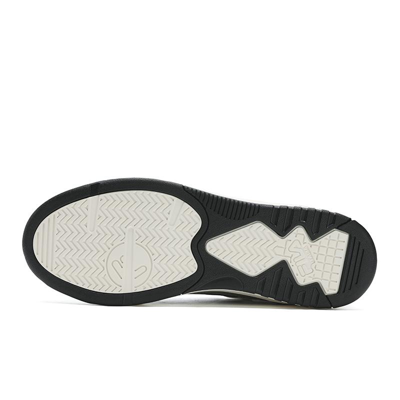 New FILA Targa Round Shield Shoes Breathable And Lightweight Low top Tennis Shoes Men's Black Gray A12M531005FBB