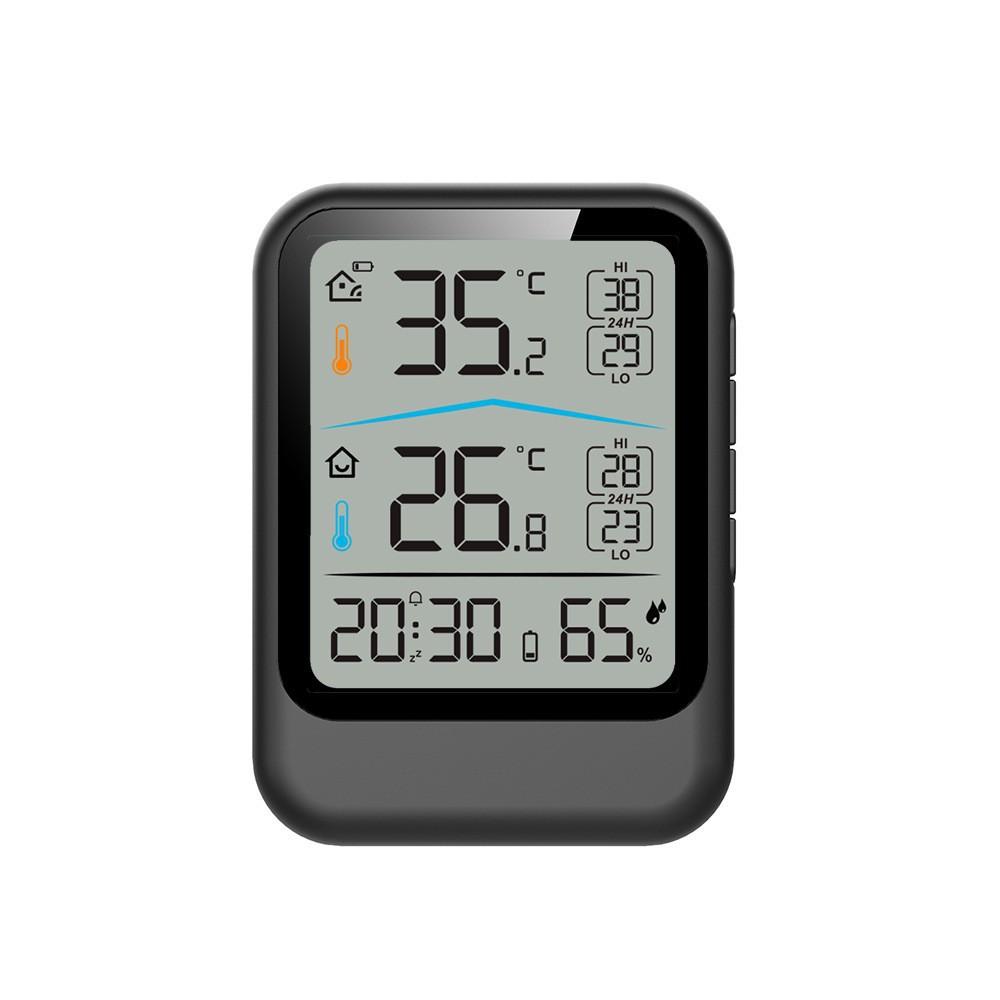 

Цифровой электронный будильник Беспроводной термометр гигрометр Настенный настольный двойного назначения Многофункциональные электронные часы