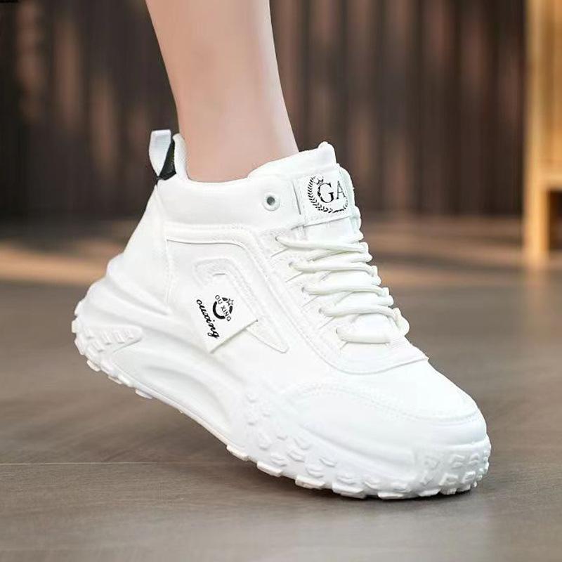 Dad Shoes Women's Shoes Autumn and Winter Versatile Casual Sneaker Increased by Fashion High-Top Shoes