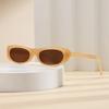 New Retro Oval Frame Sunglasses Personalized Small Frame Trend Versatile Street Shooting Sun Glasses Female