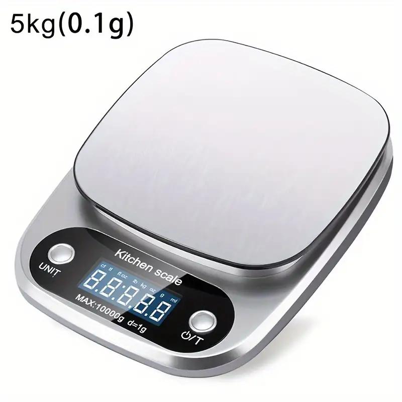 

1pc Precision Digital Kitchen Scale LED Display Panel Food Scale Professional Four Measurement Units for Baking and Cooking