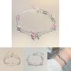 Fashion Floral Alloy Bracelets With Moon Charm For Women And Men