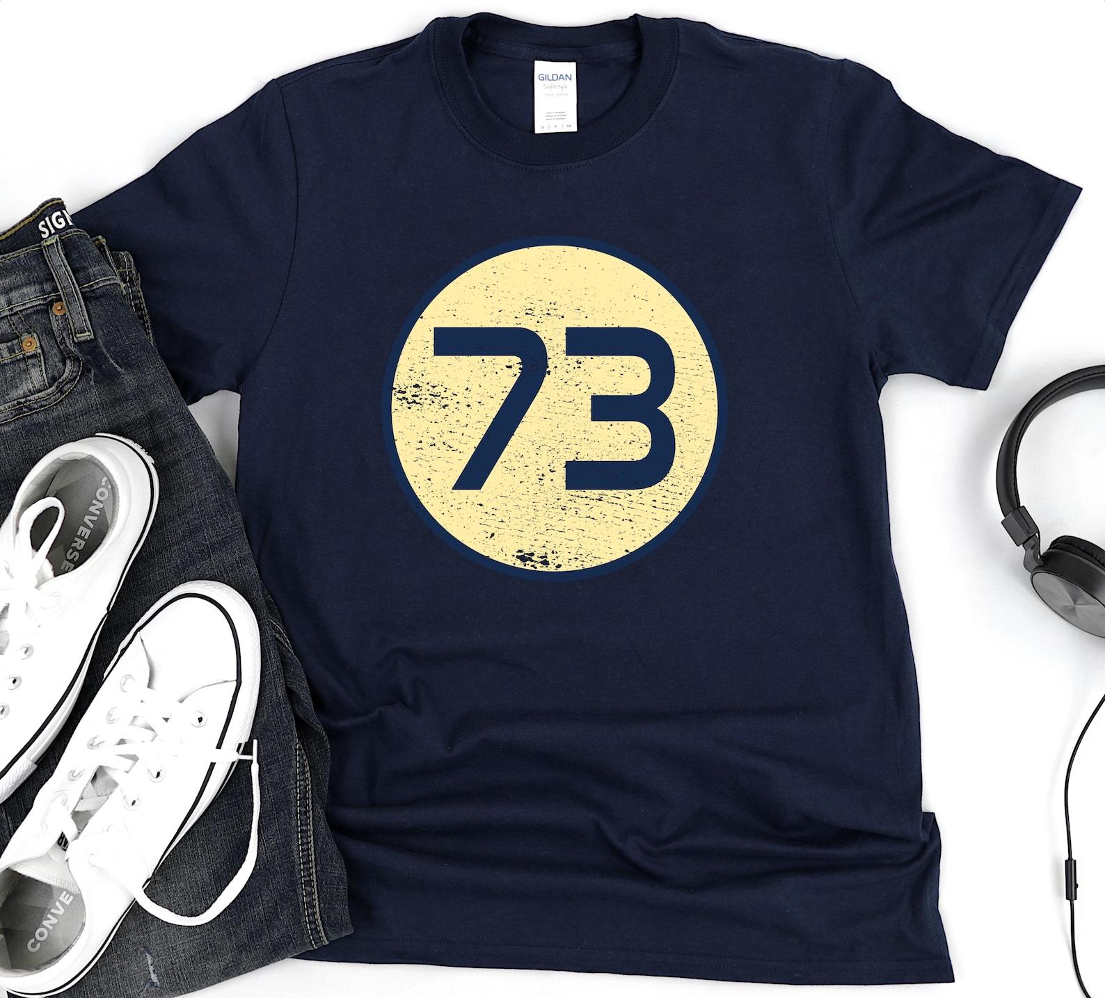 Sheldon Cooper 73 T-Shirt, Big Bang Theory Softstyle Tee M