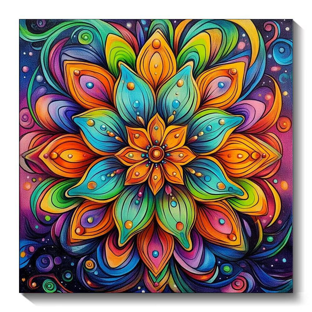 Diamond Painting Mandala DIY 5D Full Square Round Drill Embroidery Fantasy Mosaic Flower Wall Decorations Living Room New 2026