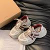Retro versatile platform dad shoes women's 2025 new small height increase comfortable and lightweight casual sports shoes