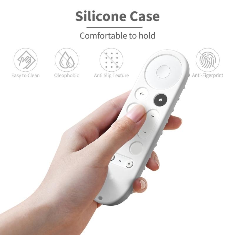 Silicone Protective Cover Case For TV Streamer 4K TV 2024 Remote Case NonSlip Skin Cover Protector Precise Cutout