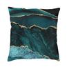 Marble Teal Agate Pattern Cushion Cover 45X45 Home Decor 3D Printing Marble Texture Throw Pillow For Living Room Two Side
