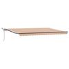 Retractable Awning Multicolor 500 X 300 X 165 Cm Polyester