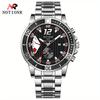 Notionr Men'S Business Casual Stainless Steel Strap Casual Date Display Quartz Men'S Watch