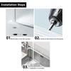 2 Pcs Kitchen Sink Splash Guard Metal Splashback Rustproof Side Splash Guard Home Pool Sink Guard Easy To Install