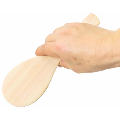 Umezawa Wooden Hinoki Rice Paddle, 21cm, Made In Japan, 223210