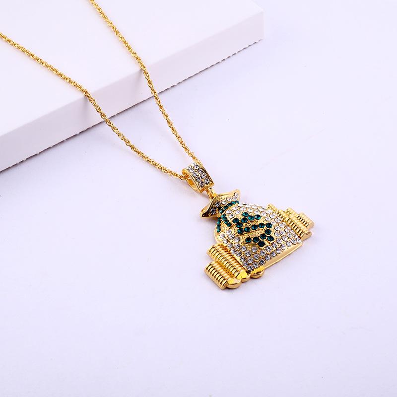 Dollar Purse Pendant Necklace 