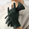 Women's Thermal Touchscreen Winter Gloves - Windproof Snake-Textured Design for Skiing, Cycling & Driving, Unisex Cold Weather Gloves , Driving Gloves