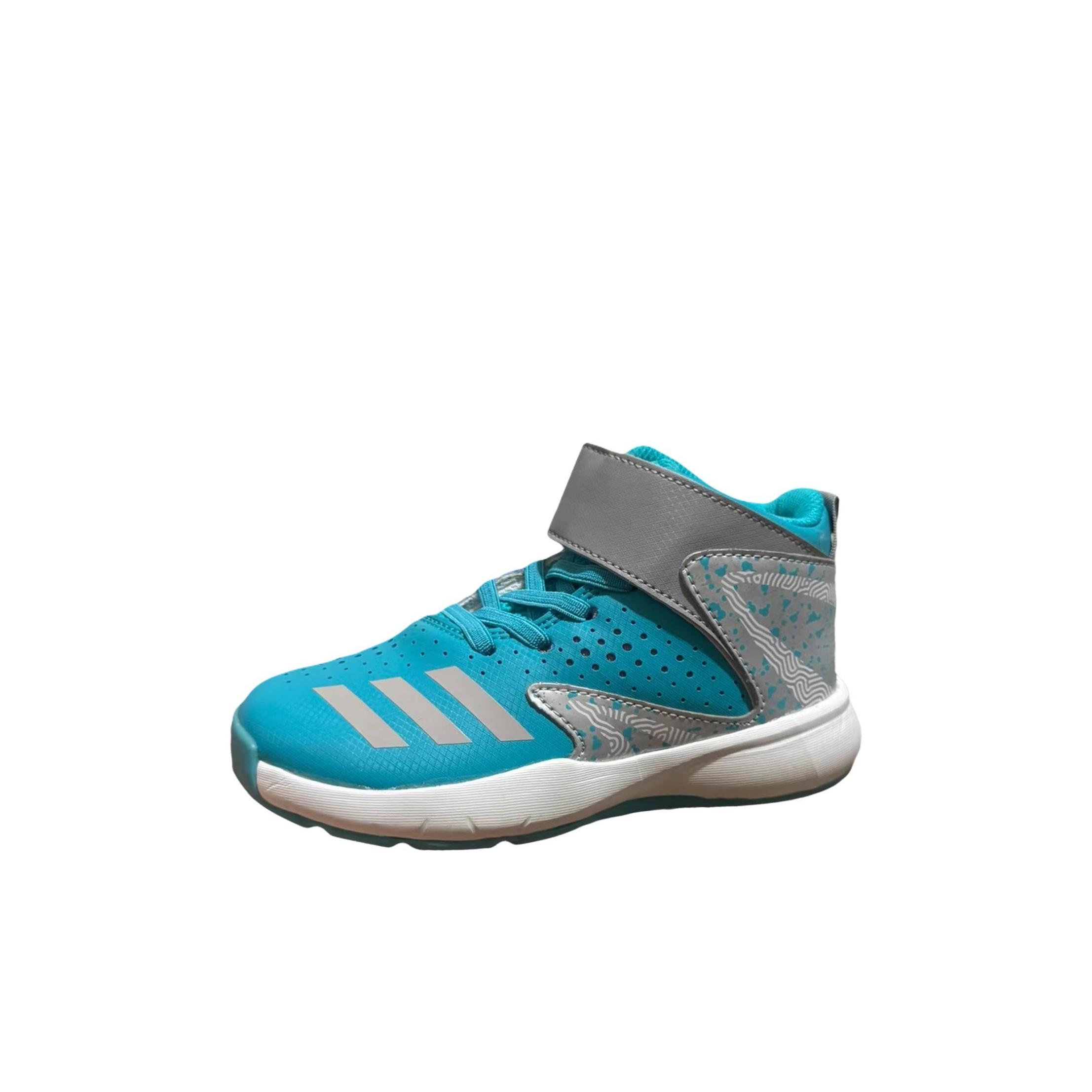 

Adidas Performance Comfortable Soft Mid-Top Kids Basketball Shoes Kids Basketball Shoes Blue BB8307 28