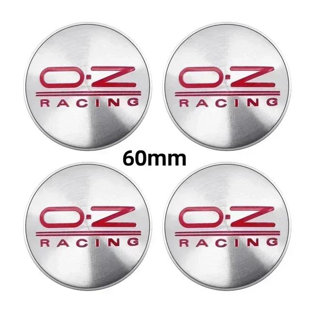 4pcs Car Wheel Hub Center Caps 56mm 60mm 65mm 68mm For Rim Cover Auto OZ Logo Badge Emblem Exterior Styling Accessories