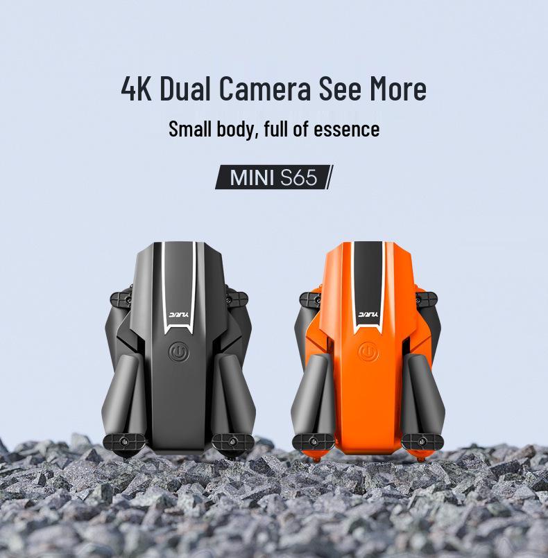 Mini S65 Dual Camera Indoor Drone with Stabilized Flight and Remote Control