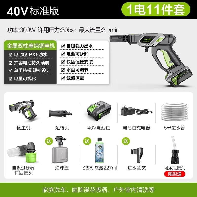 

CHUGOUXIANG Cordless Car Pressure Washer CN plug (adapter included)
