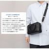 [Register] Mini Boston Bag for Men and Women, 2-Way Shoulder Bag, Split Leather, Cowhide Leather, Small, Simple, Black, Elegant, Modern, Casual