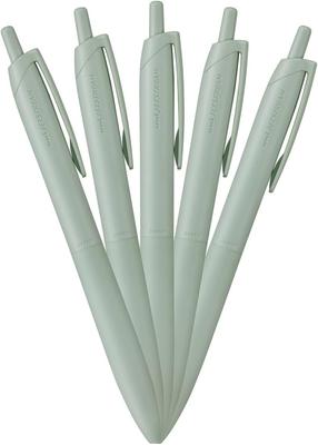 Mitsubishi Pencil Jetstream Light Touch Ink Ballpoint Sage Green Oil-Based Pen, 5-Pack, 0.5mm Tip, (HSXNSL055P.52)