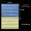 Letter Musical Note Number Nail Art Decor 3D Silicone Manicure Templates DIY Nail Mold