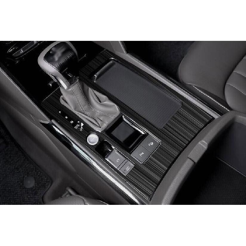 For VW Teramont Atlas 2018- Black Steel Middle Console Gear Shift Panel Trim