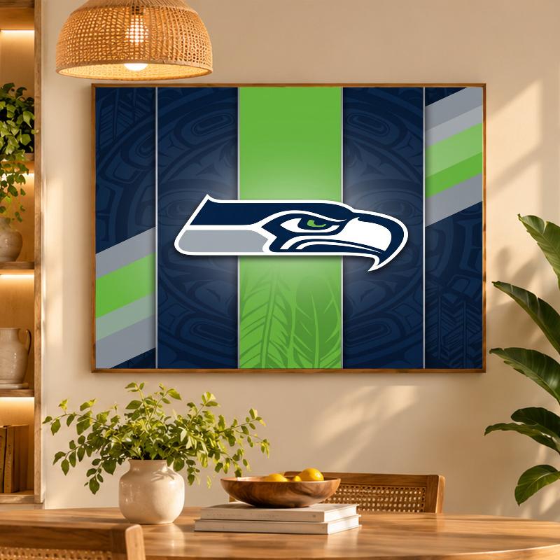 5D Diamond Painting Seattle Seahawks DIY Full Drill Diamond Art Kit Home Decoration