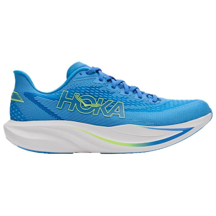 HOKA One One Mach 7 Breed Comfortabel Duurzaam Ademend Ondersteunend Veerkrachtig Hardloopschoenen Heren sneaker Blauw 1171905-VSF