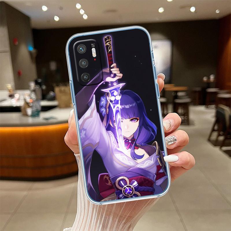 RE33 Genshin Impact Transparent Phone Case for Motorola Moto Edge 20 30 40 50 S30 Fusion Ultra Pro Neo Lite + G200 G23