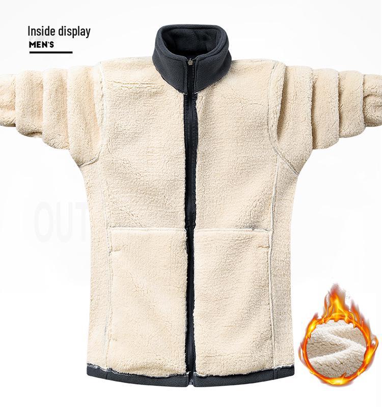 Neue Herbst/Winter Fleecejacke: Kuschelig, Locker geschnitten für Paare, Outdoor-verdickt, Herren-Sweatshirt