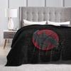 Viking Raven Norse Print Flannel Blanket Gifts Warm Plush Throw Blankets Soft Comfy Lightweight for Home Couch Bed Sofa Travel