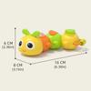 Plastic Animals Twist Toy with Rotating Early Education Baby Busy Board Toys Hand Movements Baby Training Baby Ringing Toy