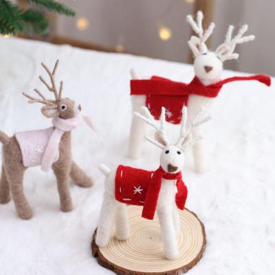 European Deer Christmas Ornament - 3D Decoration for Kindergarten Activities
