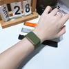 Dual‑Color Soft Silicone Strap for Whoop 5.0 MG, Sports Replacement Wristband with Metal Frame