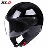Lightweight Retro Cruiser Motorcycle Helmet Men Women Full Face DOT Approved Vintage Style