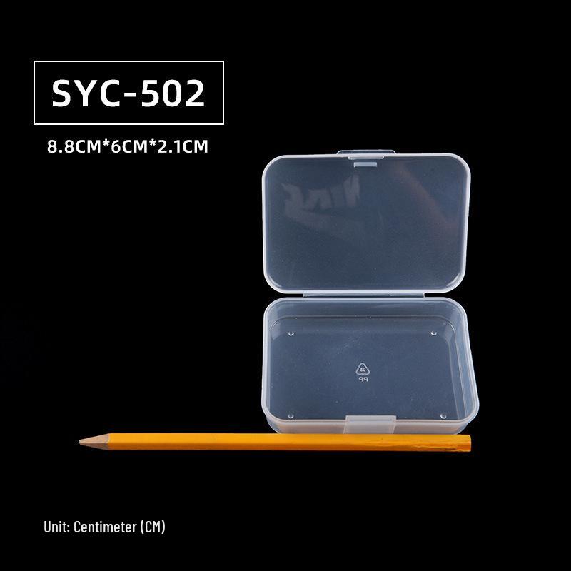 Mini Transparente Kunststoff-Aufbewahrungsbox - Tragbarer Kleinteile-Organizer