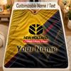 Flannel BlanketNew Holland Custom Name Text Personalized Soft Warm Throw Blanket Home Decor Gift