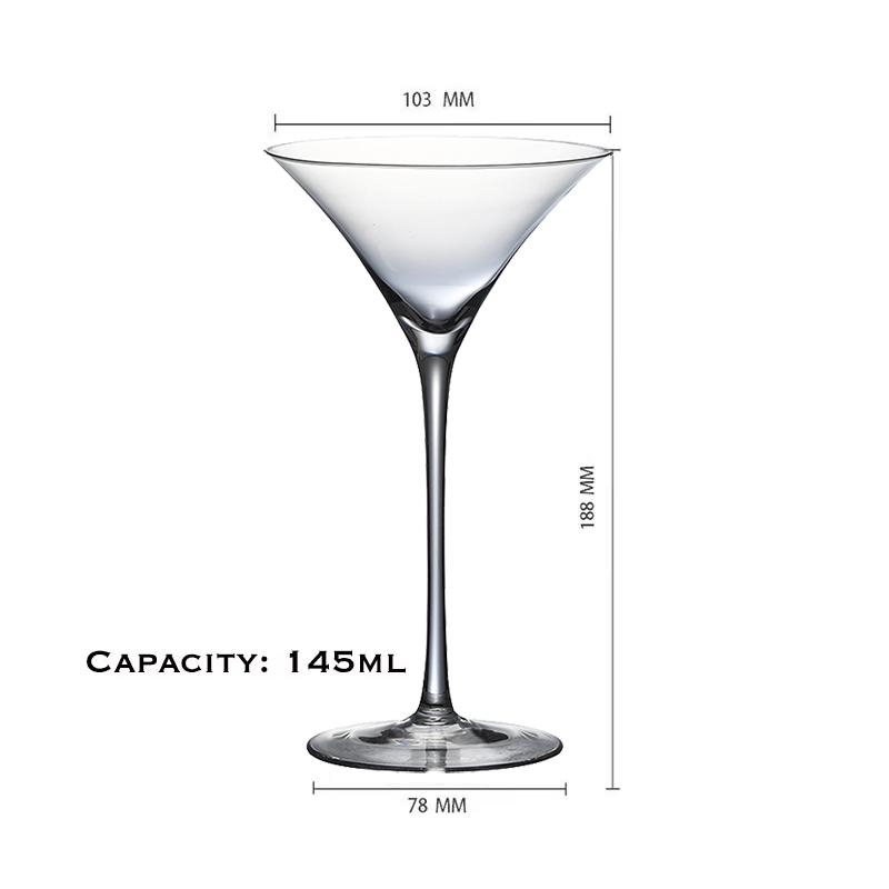 4PCS 145ml Cocktail Glass Martini Glasses Set of 4