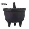 Aromatherapy Burner Vintage Tripod Incense Holder with Lid, Cast Iron Burner, Metal Cauldron Zen Home Decor Censer, Cone Coil for Resins Charcoal