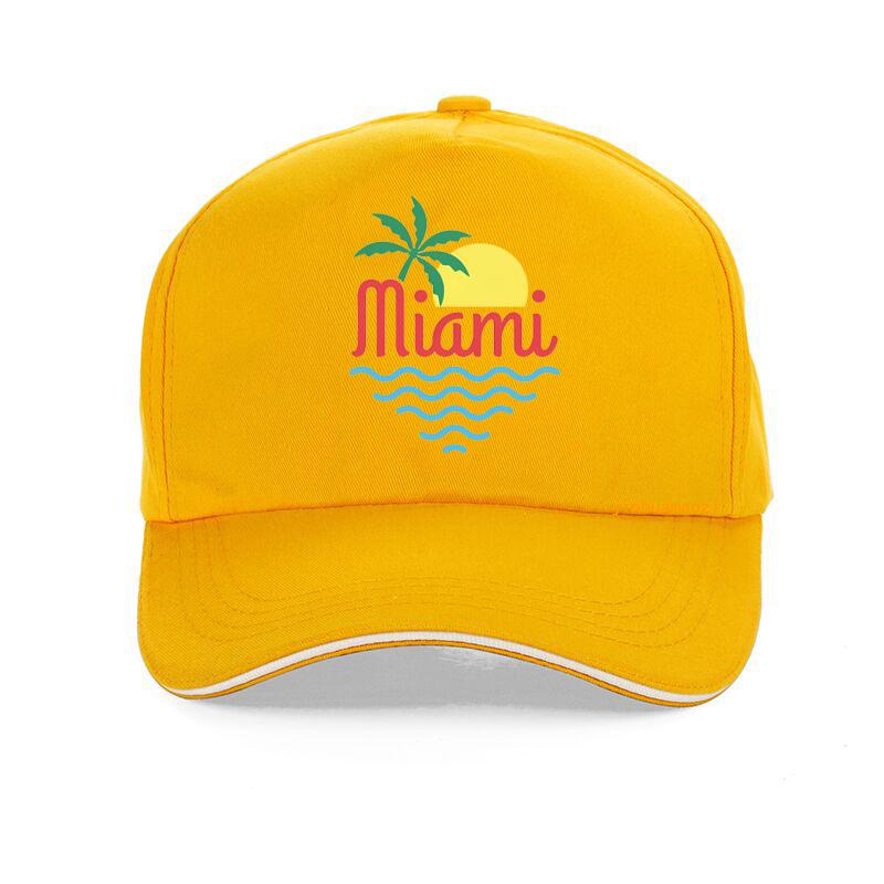 Miami Baseball Caps Christmas Hat Unisex Women Adjustable Dad Caps Streetwear Outdoor for Sun Hat