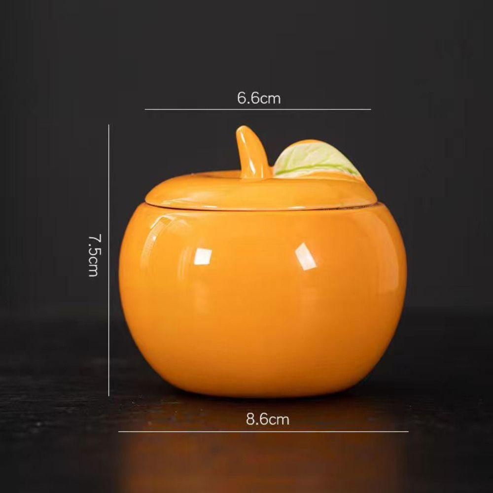 Sealed Tea Leaf Container Dustproof Ceramic Tea Box Kitchen Container