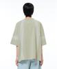 ZENSAI Rough Stitch Line Spray Painting T-Shirt