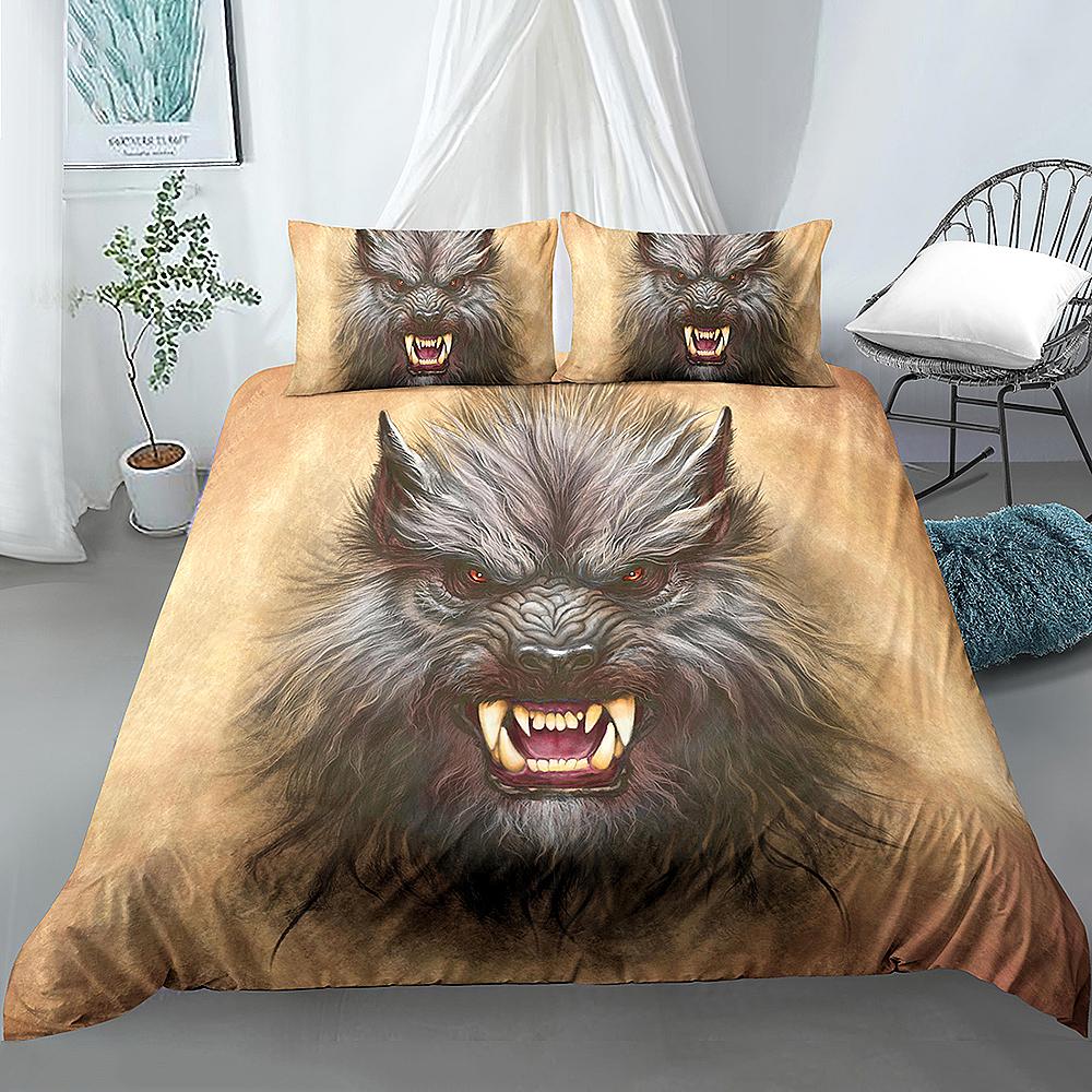 Dragon Head 3D Duvet Cover Set For Bedroom Decor Dragon Bedding Sets King Queen Size Bed Set Home Textiles Bedclothes 2/3pcs