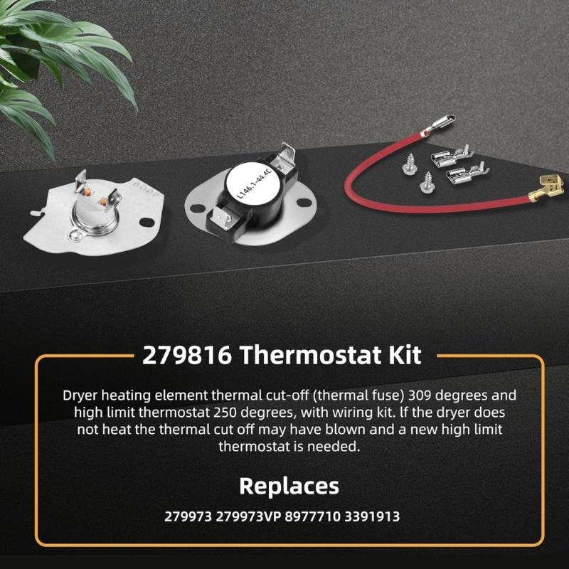WP3387747 Dryer Heating Repair Set Appliance Repair Component Appliance Part for Dryer Longevity And Clothes Protection