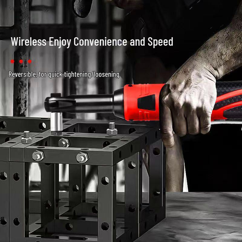 90° Electric Ratchet Wrench with Lithium Battery
